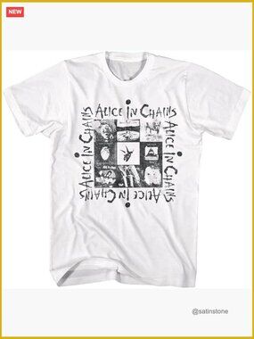 Alice in Chains Graphic Tee, 100% Cotton, Regular Fit Short Sleeve